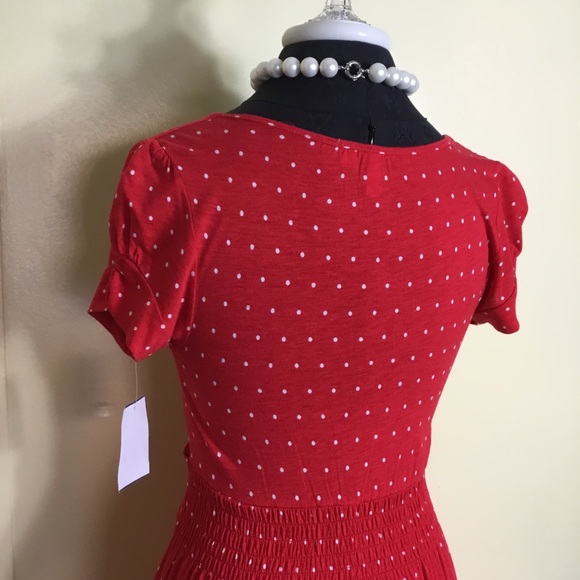 Nordstrom Frenchi  Polka Dot Sheath Dress Size Sm - Picture 4 of 7